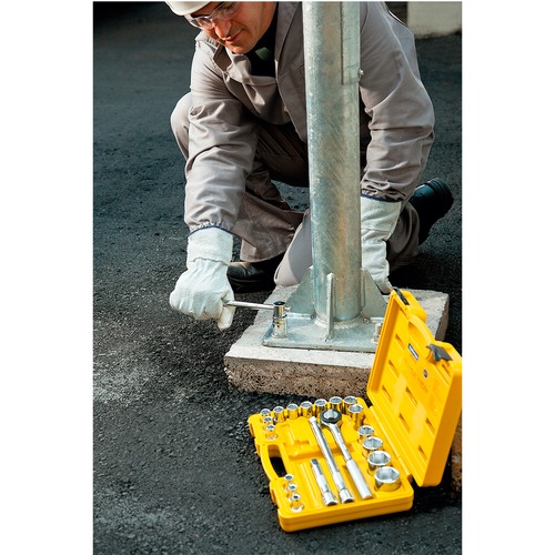 Jogo de soquete sextavado de 8 a 32 mm encaixe de 1/2 Jogo de soquete sextavado de 8 a 32 mm encaixe de 1/2