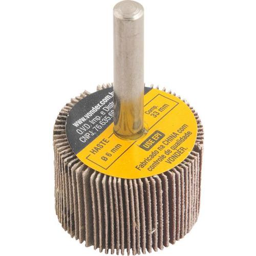 Roda de lixa 30 x 20 mm com haste grão 220 Roda de lixa 30 x 20 mm com haste grão 220