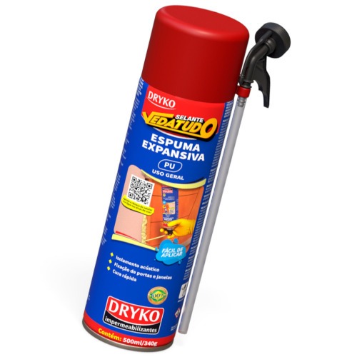Espuma expansiva de poliuretano 500 ml - VEDATUDO Espuma expansiva de poliuretano 500 ml - VEDATUDO
