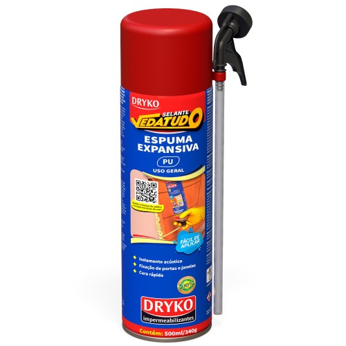 Espuma expansiva de poliuretano 500 ml - VEDATUDO Espuma expansiva de poliuretano 500 ml - VEDATUDO