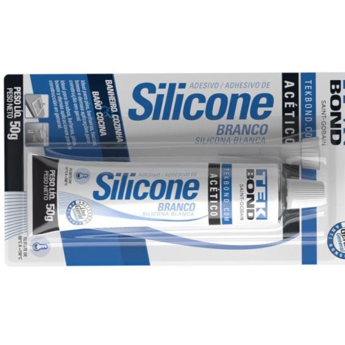 Silicone acético para vedação 50 gramas Silicone acético para vedação 50 gramas