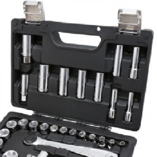 Jogo de soquete sextavado 6 a 24 mm encaixe 3/8 Jogo de soquete sextavado 6 a 24 mm encaixe 3/8