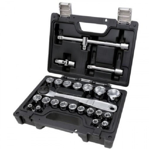 Jogo de soquete sextavado 8 a 32 mm encaixe 1/2 Jogo de soquete sextavado 8 a 32 mm encaixe 1/2