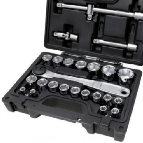 Jogo de soquete sextavado 8 a 32 mm encaixe 1/2 Jogo de soquete sextavado 8 a 32 mm encaixe 1/2