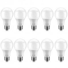 Kit 10 Lâmpadas led bulbo 12W 1050 lúmens branca fria - A60 Kit 10 Lâmpadas led bulbo 12W 1050 lúmens branca fria - A60