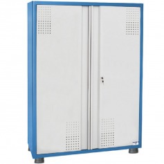 Armário com 5 prateleiras e portas de aço - AM-11 Armário com 5 prateleiras e portas de aço - AM-11