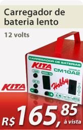 Carregador de bateria lento 12 volts - CM10A2 - Kita