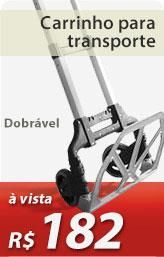 Carrinho dobr&aacute;vel em alum&iacute;nio para carga at&eacute; 68 kg - MCX&nbsp;-&nbsp;Magna Cart