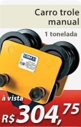 Carro trole manual com capacidade para 1 tonelada - T1000&nbsp;-&nbsp;CSM