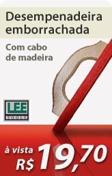 Desempenadeira emborrachada com cabo de madeira 105 x 230mm - Lee Tools