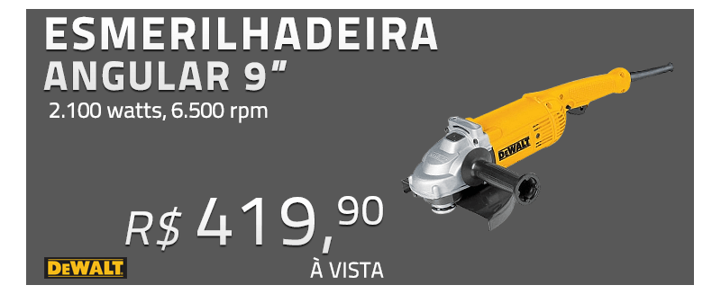 Esmerilhadeira angular 9