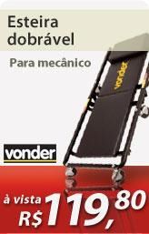 Esteira dobr&aacute;vel para mec&acirc;nico - Vonder