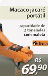 Macaco jacaré portátil capacidade de 2 toneladas com maleta - Disma Macaco jacaré portátil capacidade de 2 toneladas com maleta - Disma