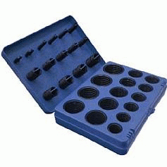 Kit o´rings de 2.9 mm a 43.82 mm com 382 peças e maleta - 3414 - Bremen