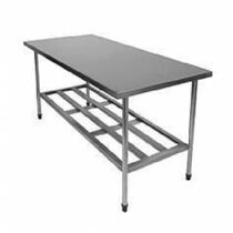 Bancada em a&ccedil;o inox 900 x 1000 x 700 mm - M170 - Rotterman