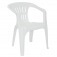 Cadeira plstica com braos branca - Atalaia