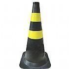 Cone para sinaliza��o de 50 cm com 02 faixas - RM-42