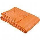 Lona de polietileno laranja 6 x 4 m