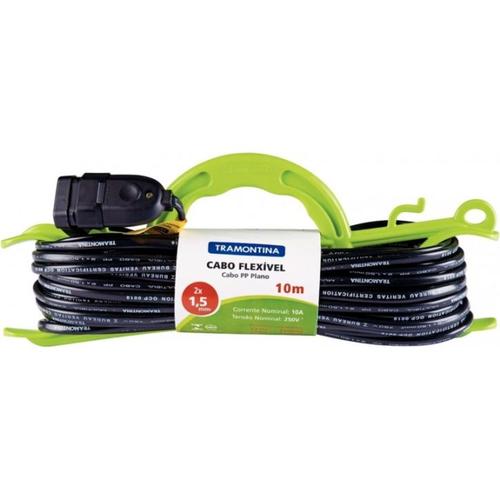 Extensão elétrica de 10 metros 2 x 1,5 mm Extensão elétrica de 10 metros 2 x 1,5 mm