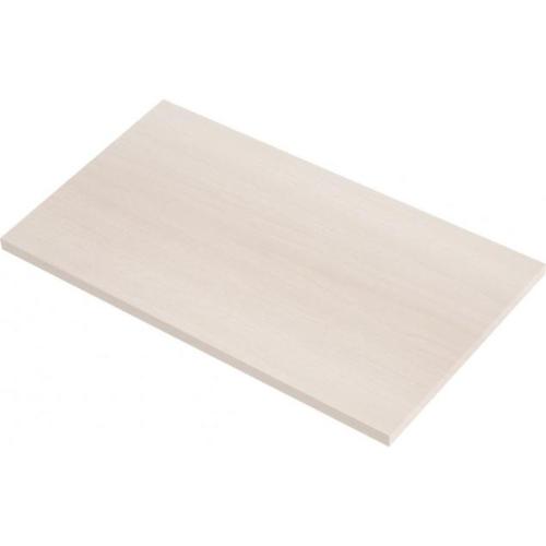 Prateleira de madeira branca sem suporte 25 x 60 cm Prateleira de madeira branca sem suporte 25 x 60 cm