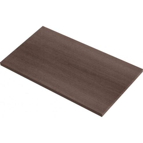 Prateleira de madeira marrom sem suporte 25 x 60 cm - ELITE Prateleira de madeira marrom sem suporte 25 x 60 cm - ELITE
