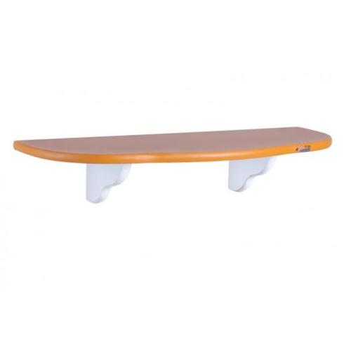 Prateleira kids Laranja com suporte 25,5 x 60 cm Prateleira kids Laranja com suporte 25,5 x 60 cm