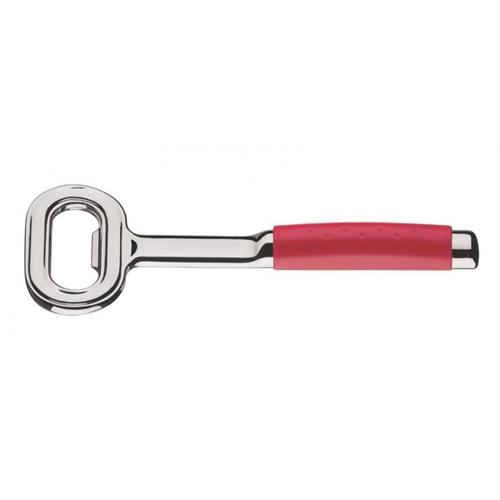 Abridor de lata em aço com cabo em ABS vermelho Abridor de lata em aço com cabo em ABS vermelho