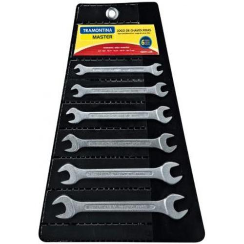 Jogo de chaves fixas 8 a 11 mm com 6 peças Jogo de chaves fixas 8 a 11 mm com 6 peças