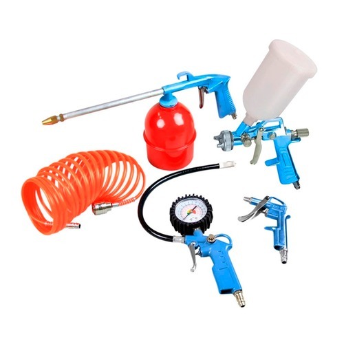 Kit acessórios para compressor de ar com 5 peças Kit acessórios para compressor de ar com 5 peças