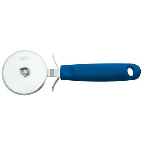 Cortador de pizza em aço inox azul Cortador de pizza em aço inox azul