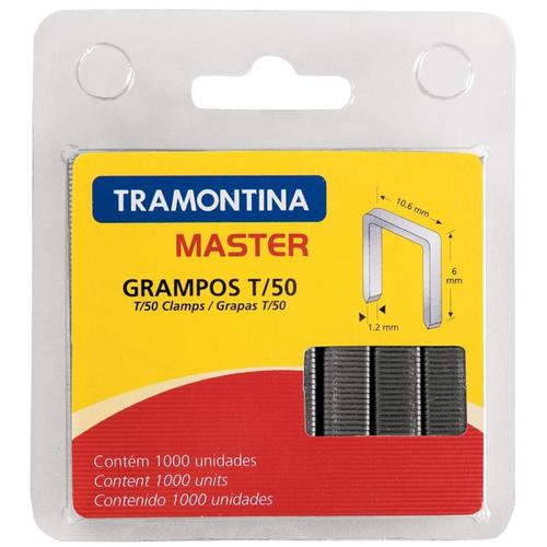 Grampo para grampeador manual T50 6 mm 1.000 pçs Grampo para grampeador manual T50 6 mm 1.000 pçs