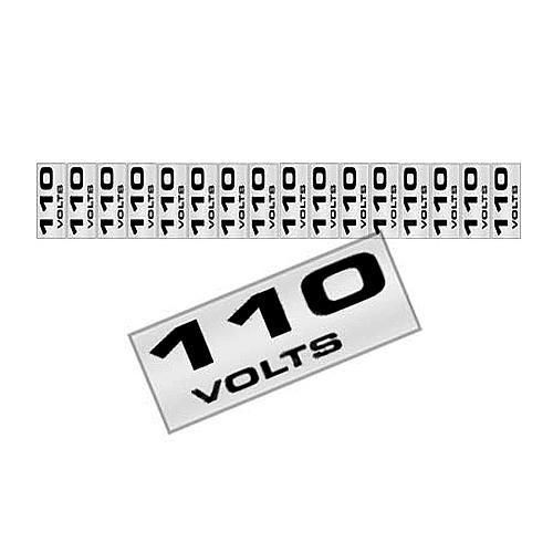 Etiqueta sinalizadora de voltagem Etiqueta sinalizadora de voltagem