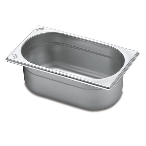 Cuba para rechaud aço inox 1/4 sem alças profundidade 20mm Cuba para rechaud aço inox 1/4 sem alças profundidade 20mm