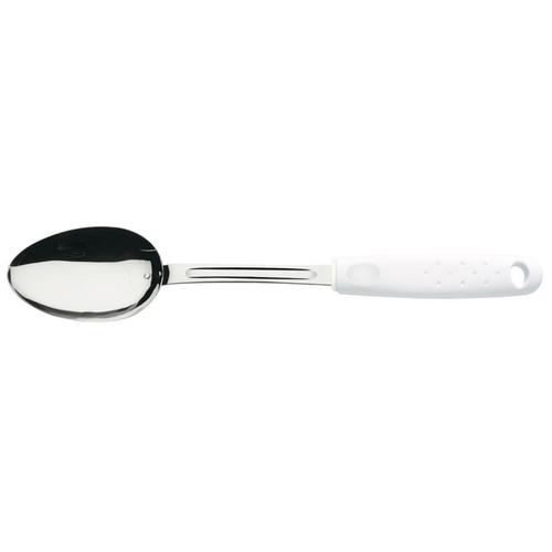 Colher para arroz em aço inox cabo branco - UTILITÀ Colher para arroz em aço inox cabo branco - UTILITÀ