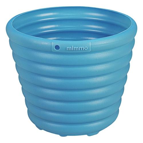 Cachepô para flores em plástico azul 1,7 litros - Mimmo Cachepô para flores em plástico azul 1,7 litros - Mimmo