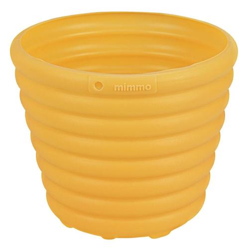 Cachepô para flores em plástico amarelo 1,7 litros - Mimmo Cachepô para flores em plástico amarelo 1,7 litros - Mimmo