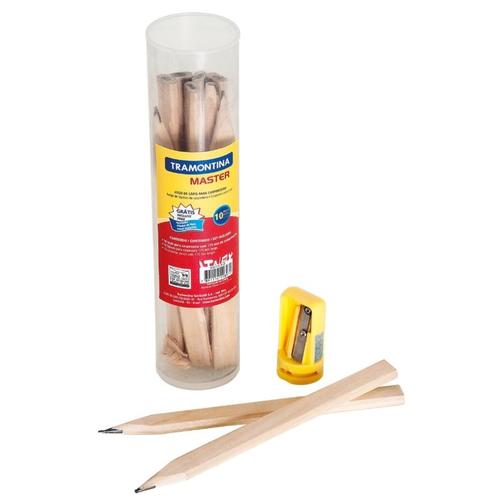Kit de lápis para carpinteiro com apontador 10 Peças Kit de lápis para carpinteiro com apontador 10 Peças