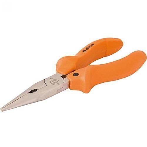 Alicate de bico meia cana reto aço carbono 6 Alicate de bico meia cana reto aço carbono 6