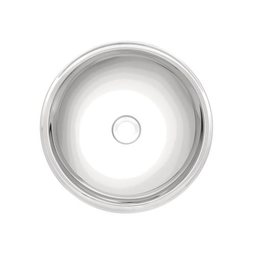 Cuba para lavabo redonda aço inox alto brilho 28 cm - PERFECTA Cuba para lavabo redonda aço inox alto brilho 28 cm - PERFECTA