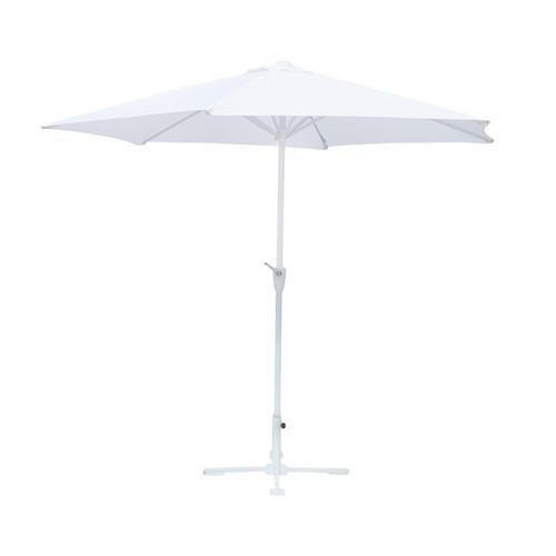 Ombrelone 2,7 m de diâmetro branco sem base - AUSTIN Ombrelone 2,7 m de diâmetro branco sem base - AUSTIN