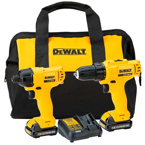 Combo Furadeira Parafusadeira e Parafusadeira de impacto à bateria com bolsa - DCK199C2 Combo Furadeira Parafusadeira e Parafusadeira de impacto à bateria com bolsa - DCK199C2