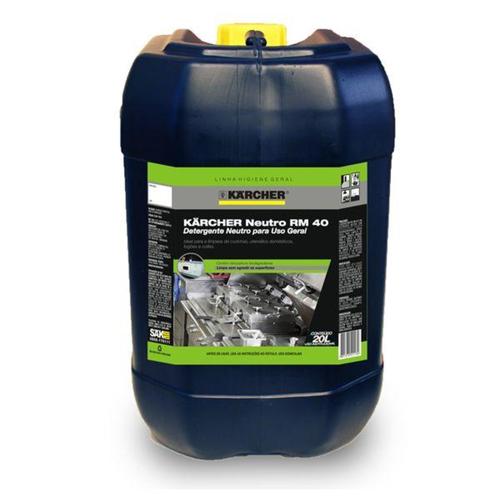 Detergente neutro para uso geral com 20 litros - RM40 Detergente neutro para uso geral com 20 litros - RM40