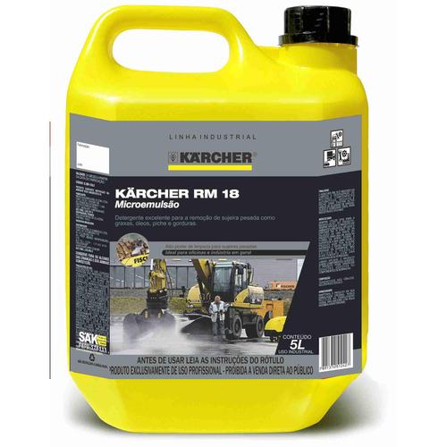 Detergente a base solvente com 5 litros - RM 18 Detergente a base solvente com 5 litros - RM 18