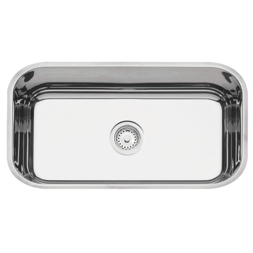 Cuba em aço inox polido 56 x 34 cm com válvula - STANDARD Cuba em aço inox polido 56 x 34 cm com válvula - STANDARD
