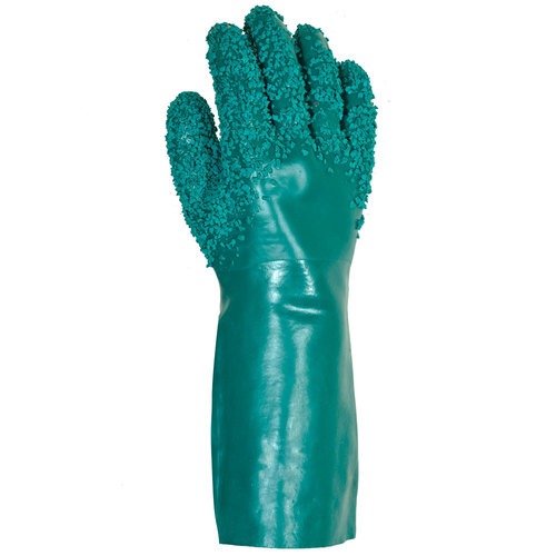 Luva de pvc com palma granulada de 35 cm Luva de pvc com palma granulada de 35 cm