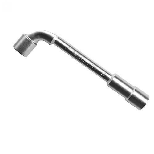 Chave biela com furo 17 mm aço cromo vanádio com cartela Chave biela com furo 17 mm aço cromo vanádio com cartela