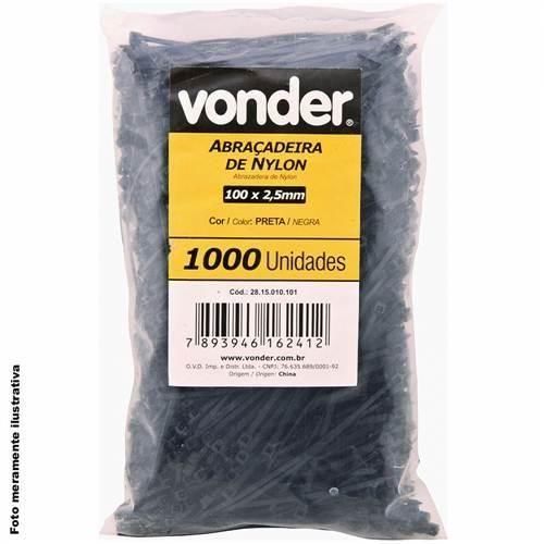 Abraçadeira em nylon 200 x 3,6 mm com 1000 unidades Abraçadeira em nylon 200 x 3,6 mm com 1000 unidades
