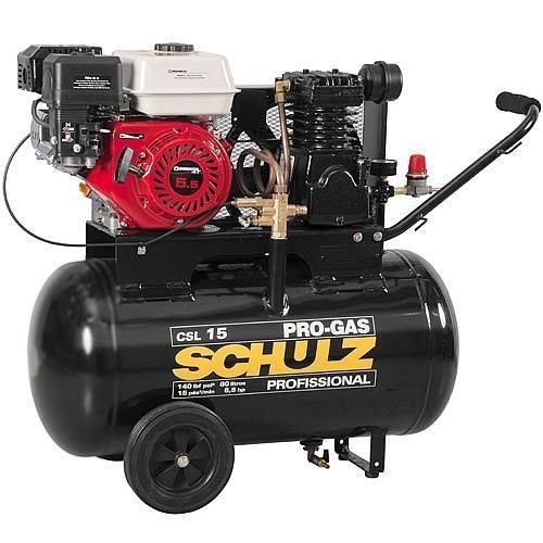 Compressor de ar baixa pressão 5,5 hp à gasolina 15 pés 80 litros - CSL 15BRG/80 Compressor de ar baixa pressão 5,5 hp à gasolina 15 pés 80 litros - CSL 15BRG/80