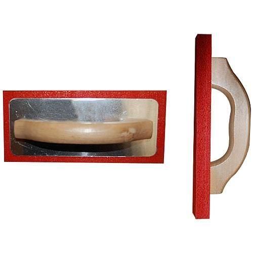 Desempenadeira emborrachada com cabo de madeira 105 x 230mm Desempenadeira emborrachada com cabo de madeira 105 x 230mm
