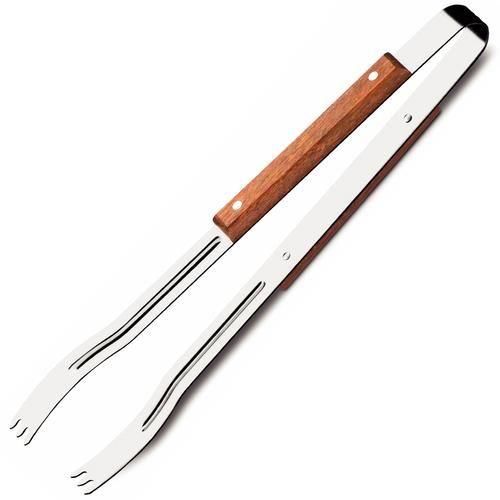 Pegador para churrasco em aço inox Pegador para churrasco em aço inox